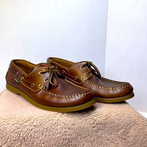 Snipe Nautical Man 22310 EU 46 brown leather deck shoes